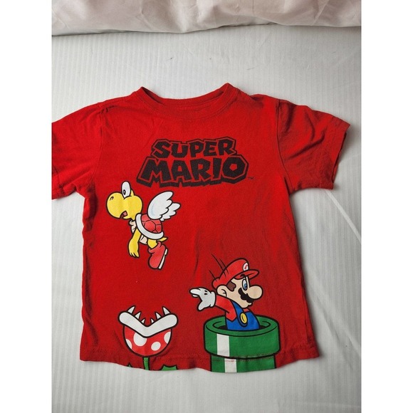 Nintendo toddler super Mario t shirt sz 4 - Picture 1 of 3